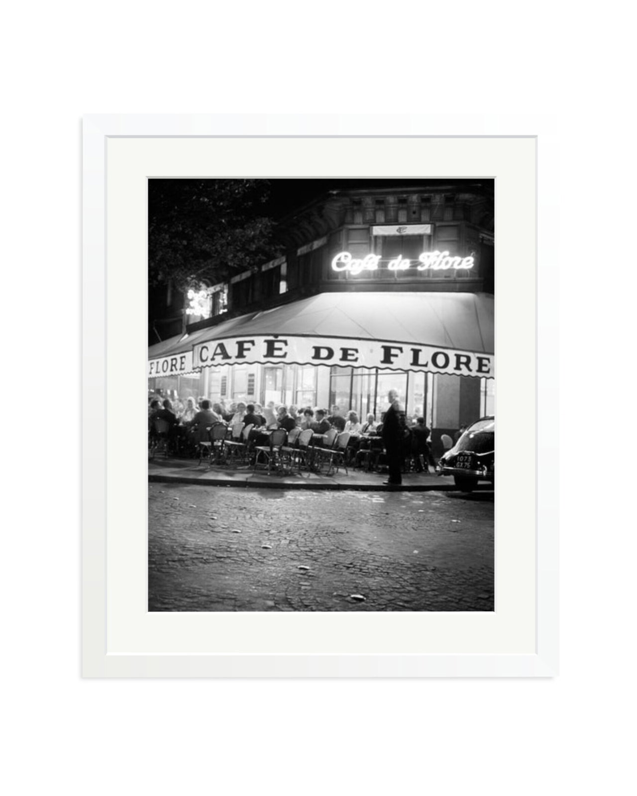 Cafe de Flore, 60s White / Large