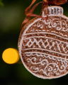 Clovelly Gingerbread Bauble Ornament