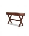 Kensington Console Table, Leather, Two-drawer