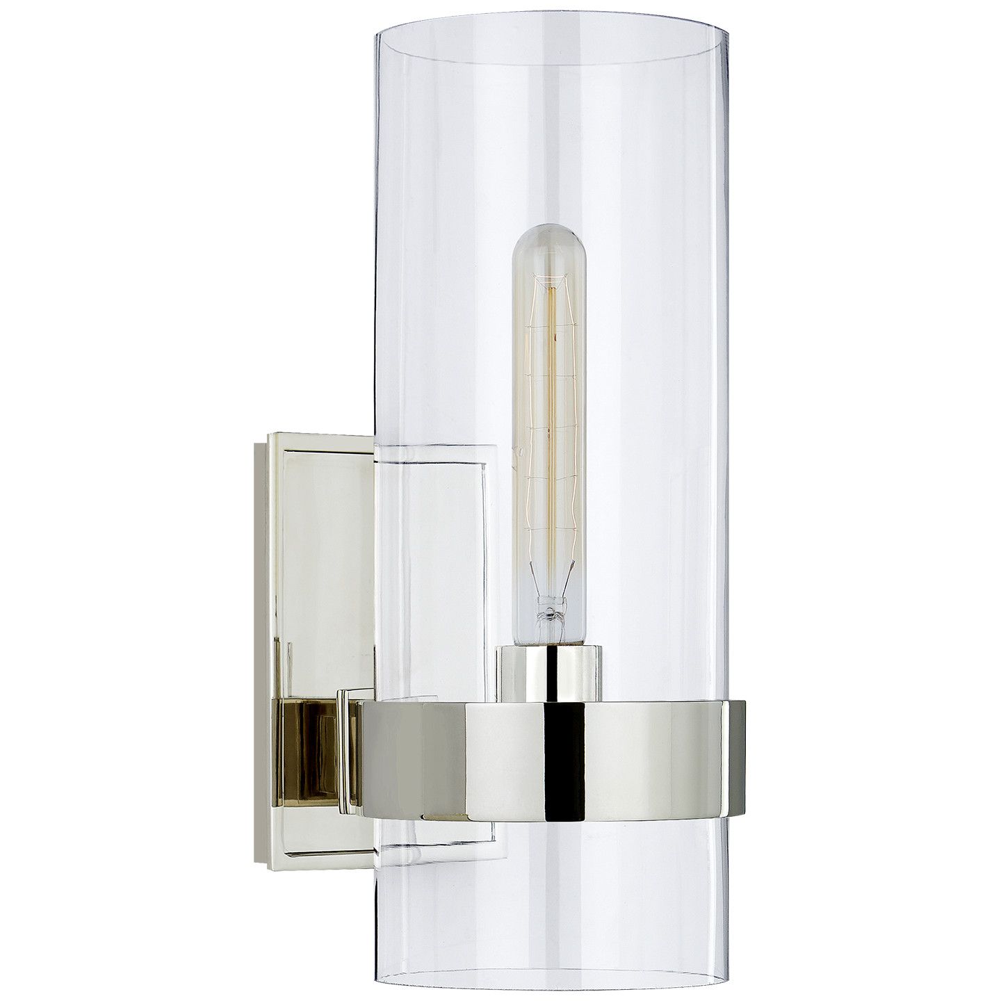 Presidio Small Sconce Polished Nickel