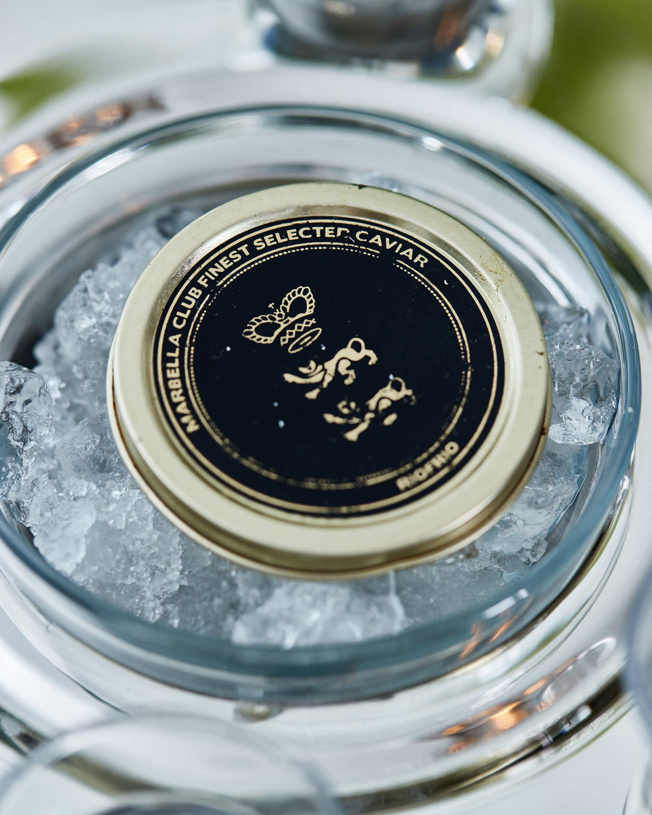 Fleurac kaviar set silver