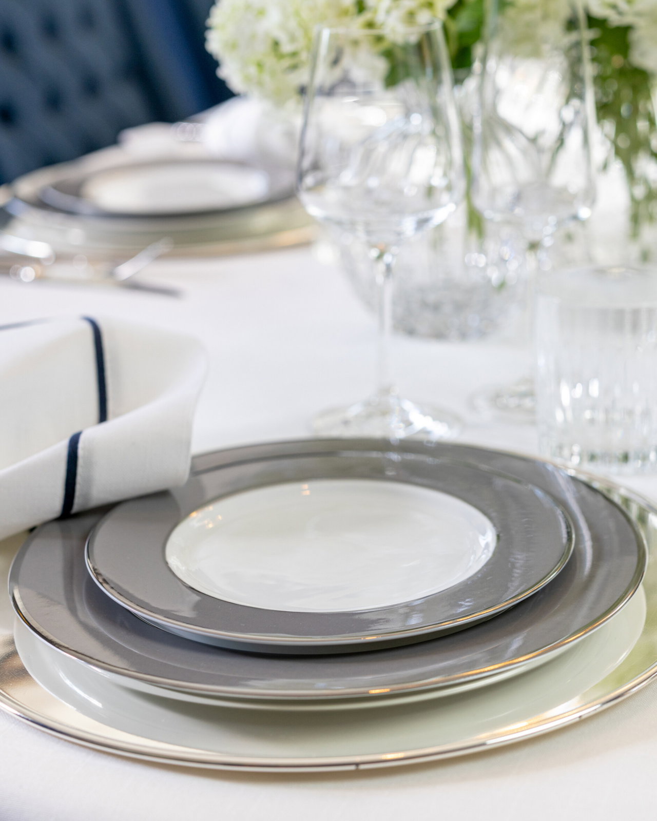 Fairmont Side Plate Grey 6-pack