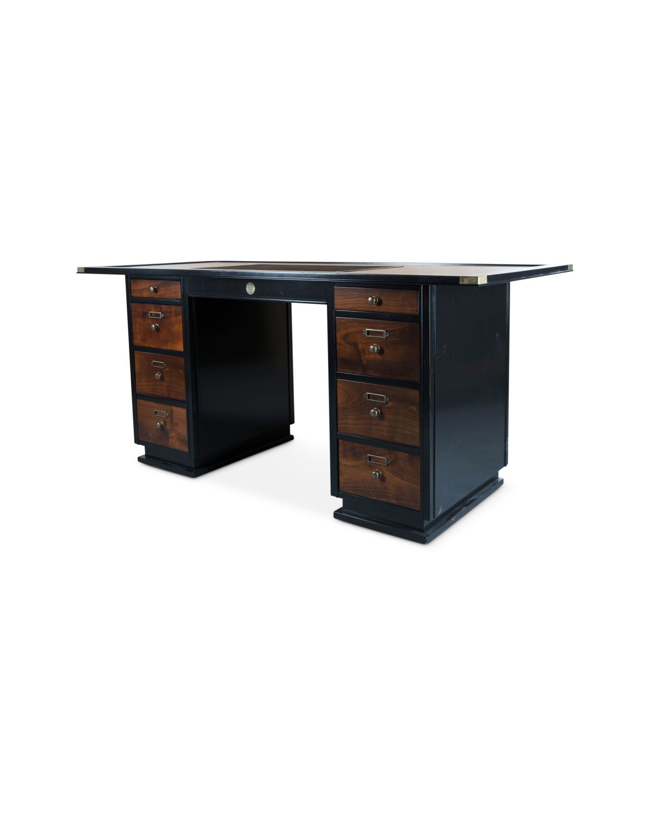 Captain's Desk Black
