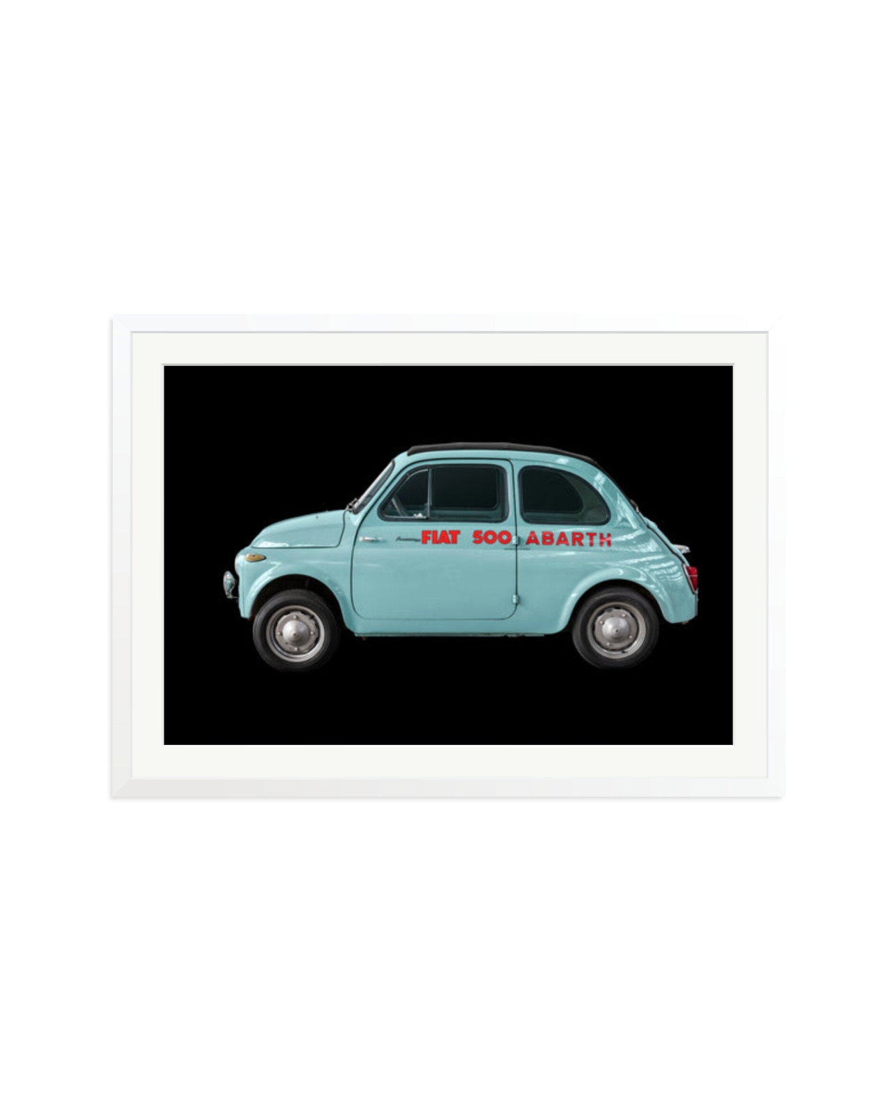 Fiat 500 Abarth White / XXL
