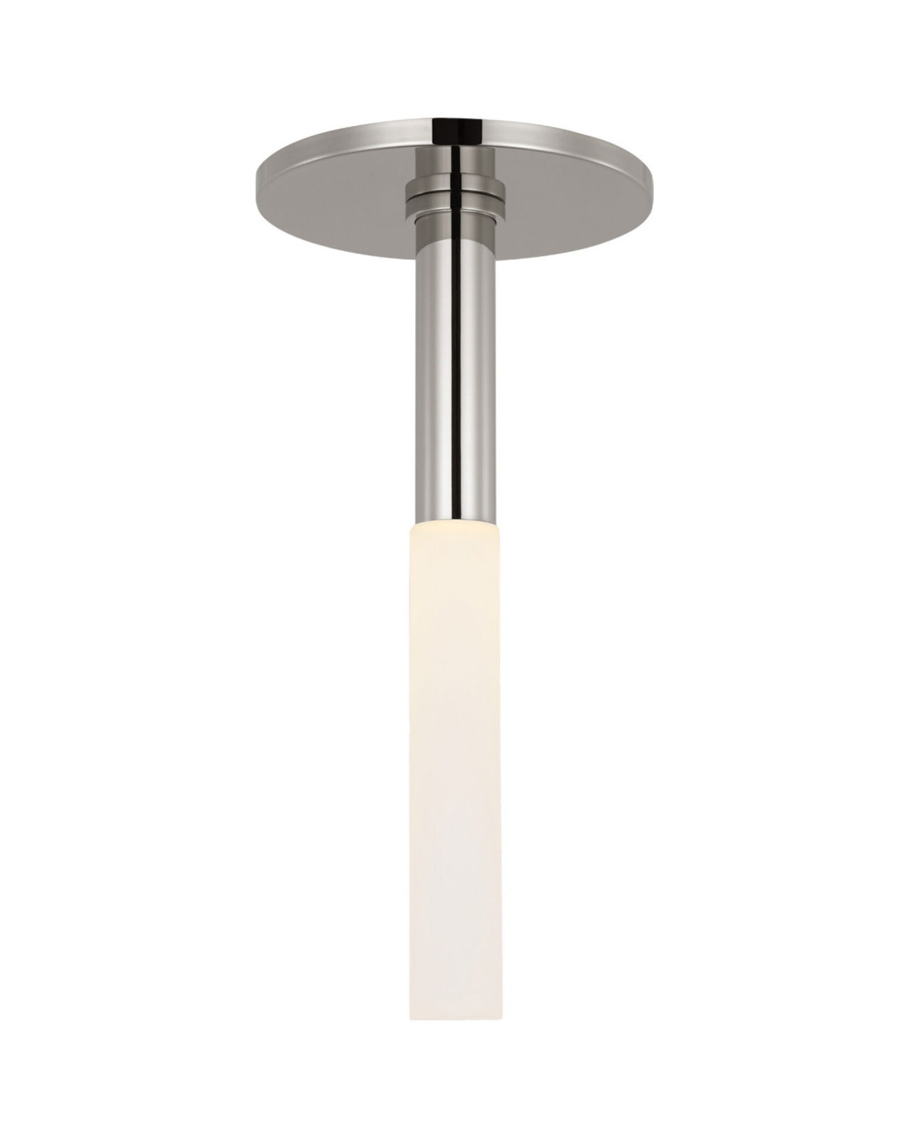 Rousseau Monopoint Flush Mount Polished Nickel