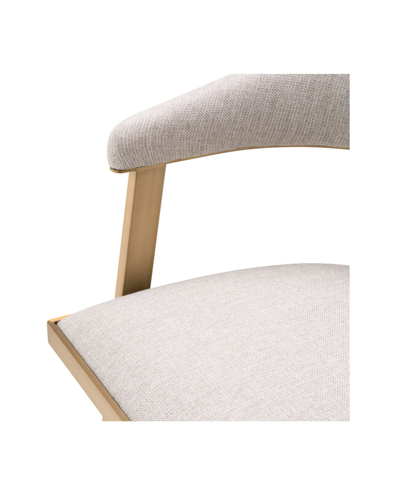 Dexter Bar Stool Brushed Brass