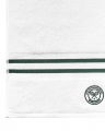 Wimbledon Baseline Stripe Towel Green set of 2