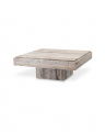 Sartoria Coffee Table Silver Travertine