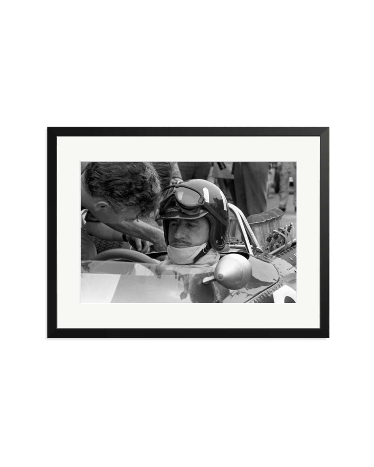 Graham Hill and Keith Duckworth Black / XL
