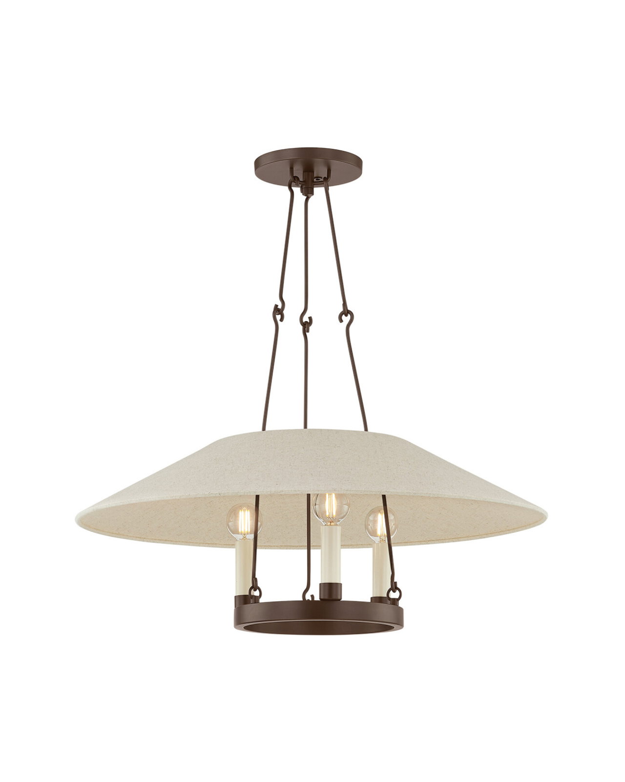 Archive taklampe bronse