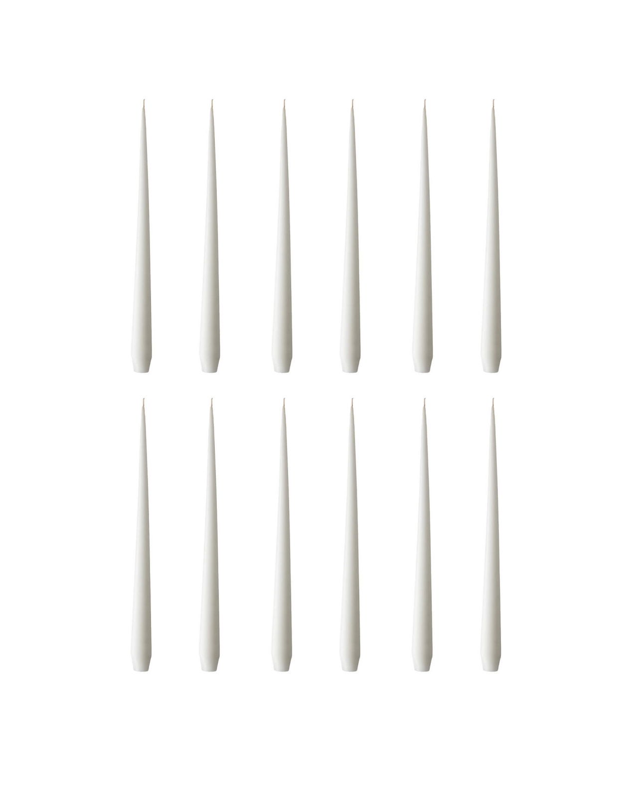 Kruunukynttilä pure white 12 kpl