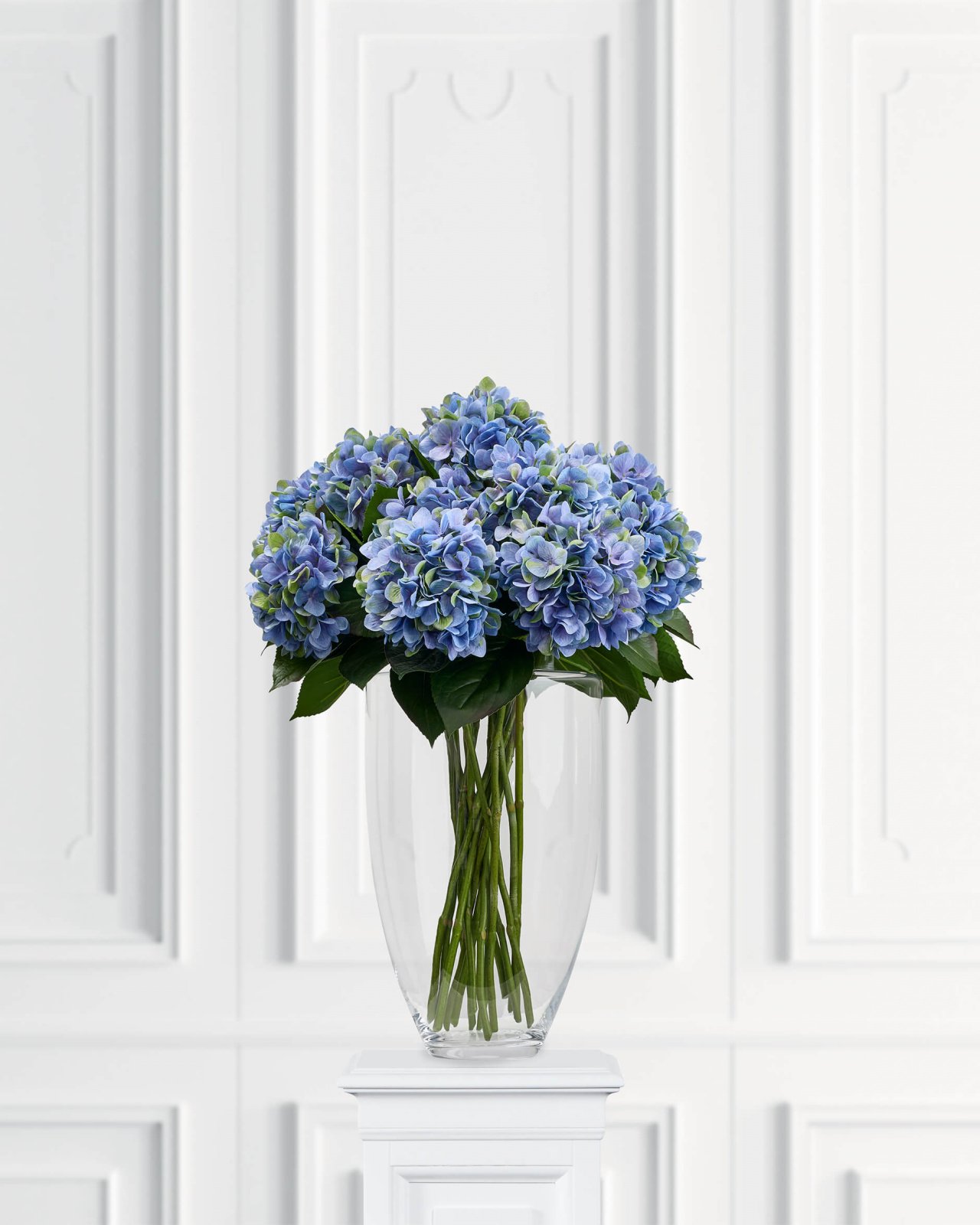 Hortensia snittblomst blå