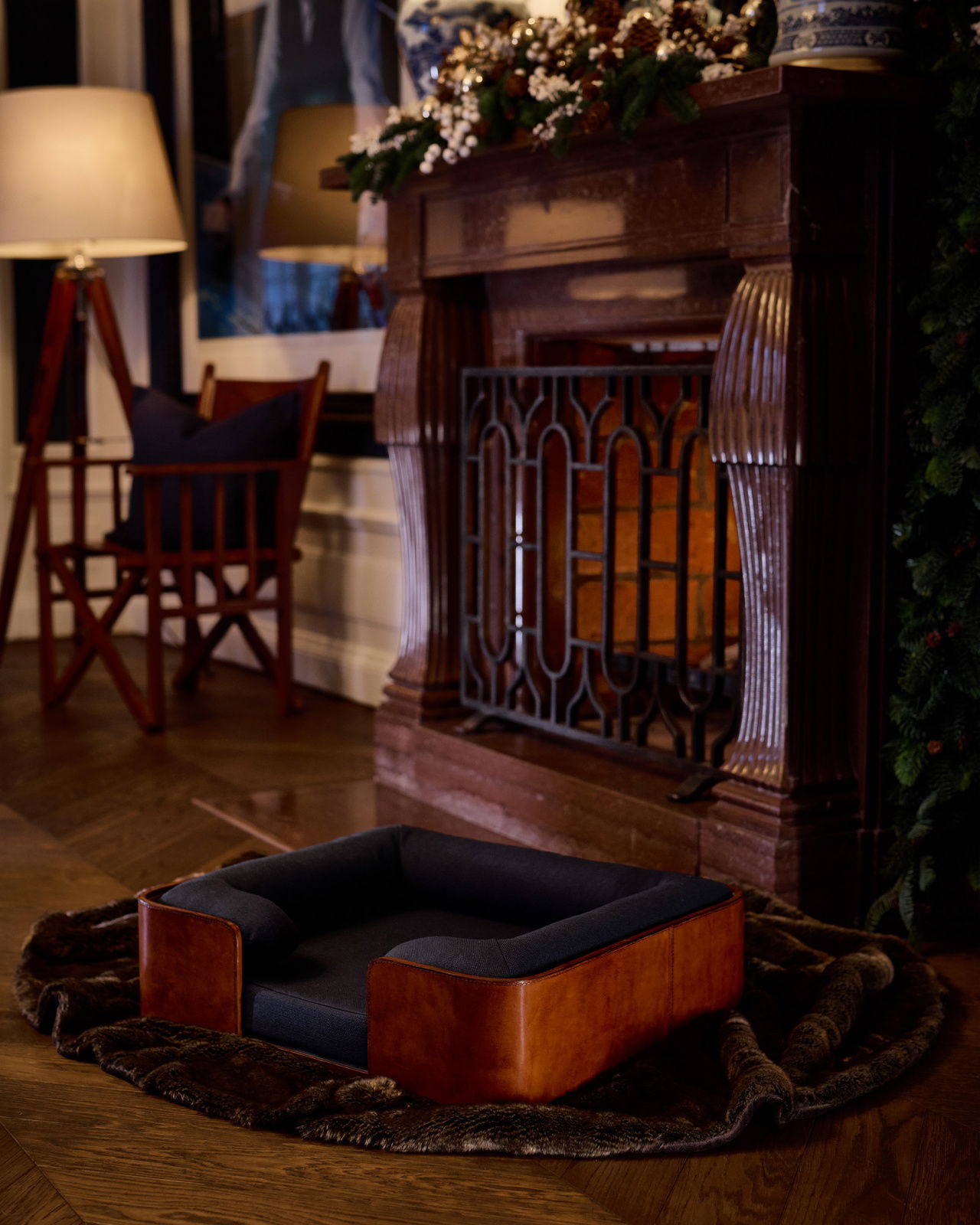 Kensington Dog Bed Seabreeze Indigo