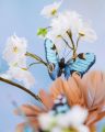 Jouline Decoration Butterfly Blue