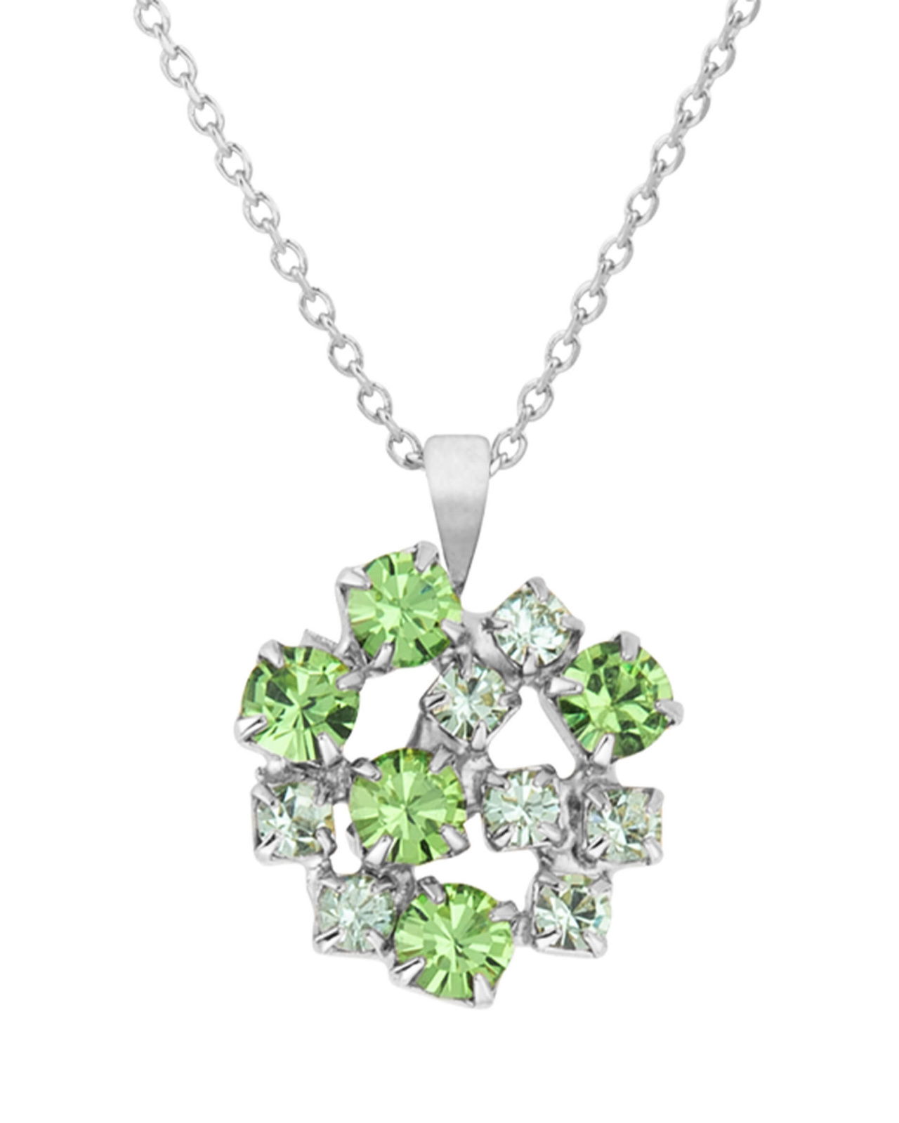 Kassandra kaulakoru green combo rhodium
