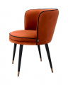 Grenada Dining Chair Savona Orange Velvet