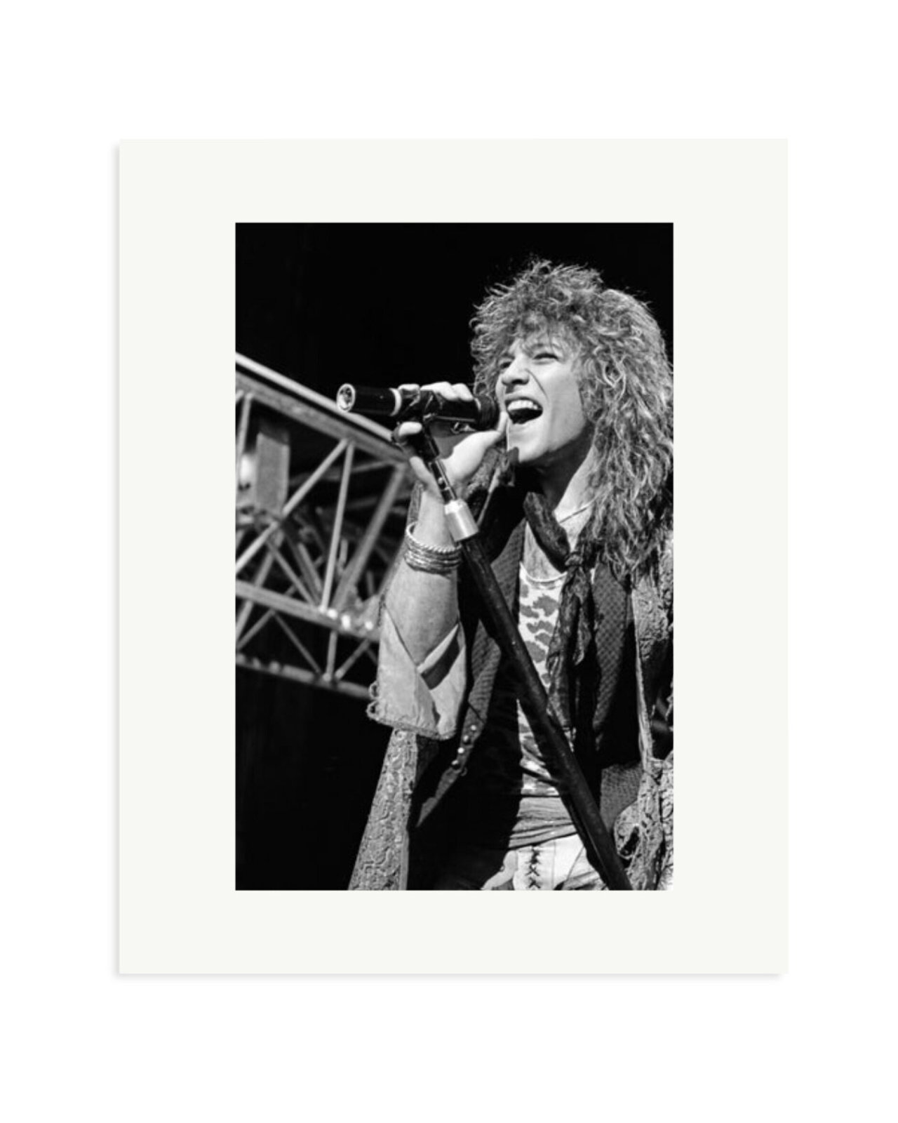 Jon Bon Jovi at the Blossom Music Center Print Only / Medium