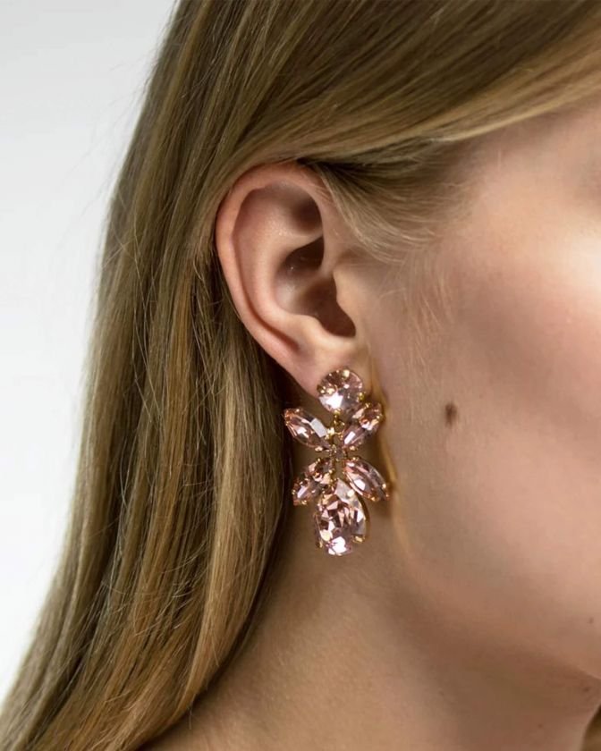 Dione Earrings Vintage Rose