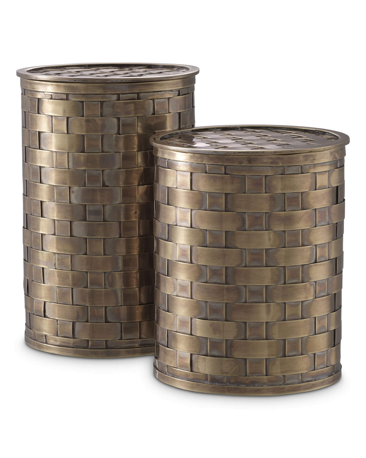 Lausanne askar mässing 2-set