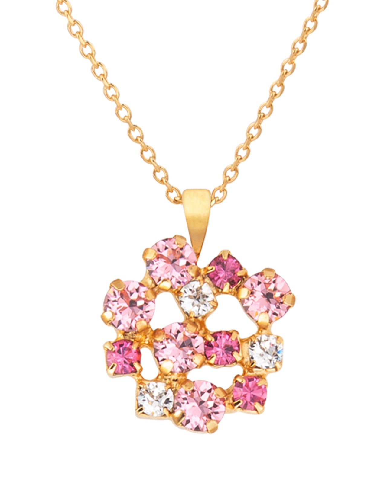 Kassandra necklace pink combo