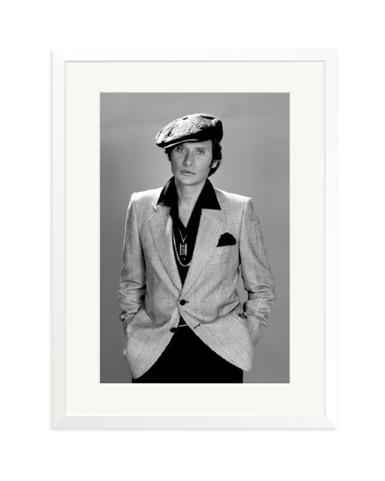 Johnny Hallyday, 1976 White / XL