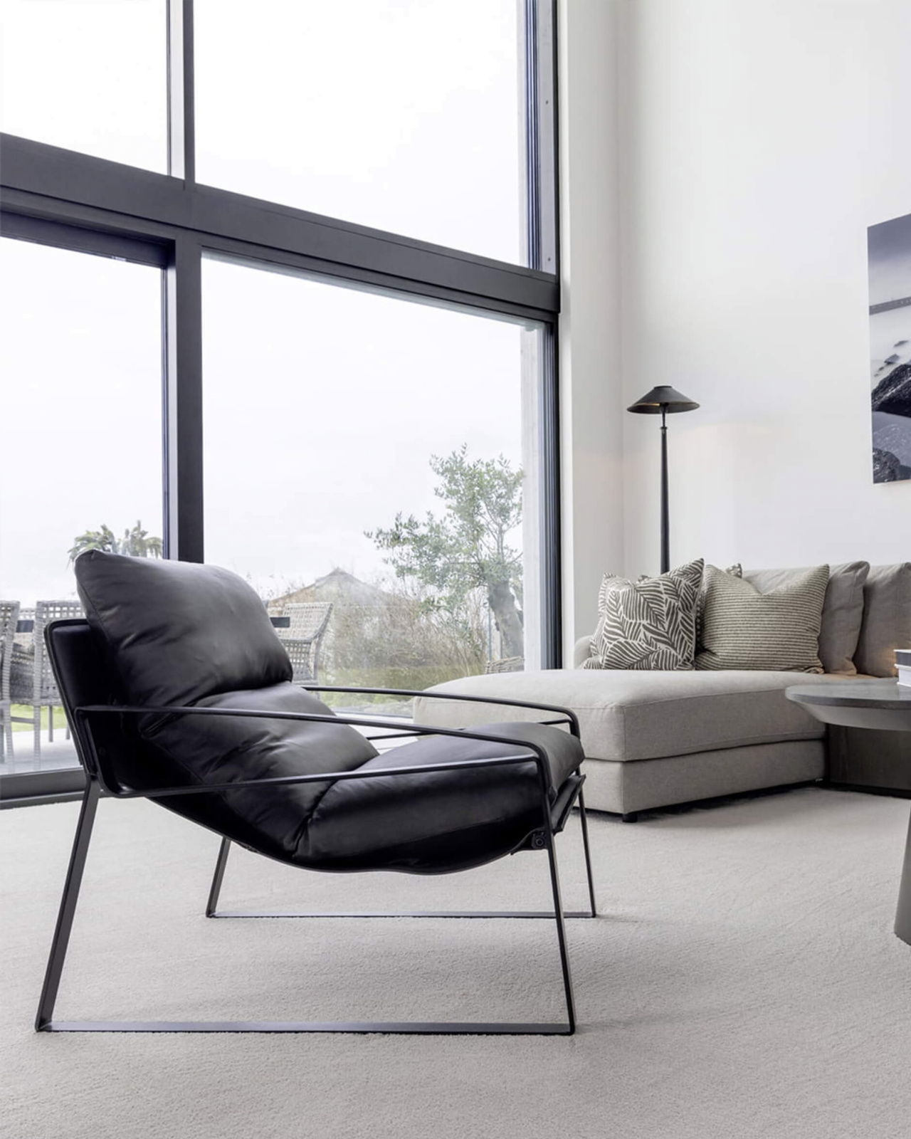 Hillsdale fåtölj titanic anthracite