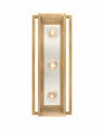 Halle 18" Vanity Light Antique Brass and Polished Nickel