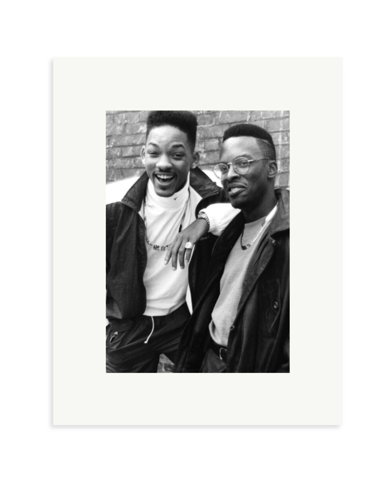 DJ Jazzy Jeff & The Fresh Prince Will Smith Print Only / Small