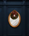 Frost Christmas Wreath Lights 60cm