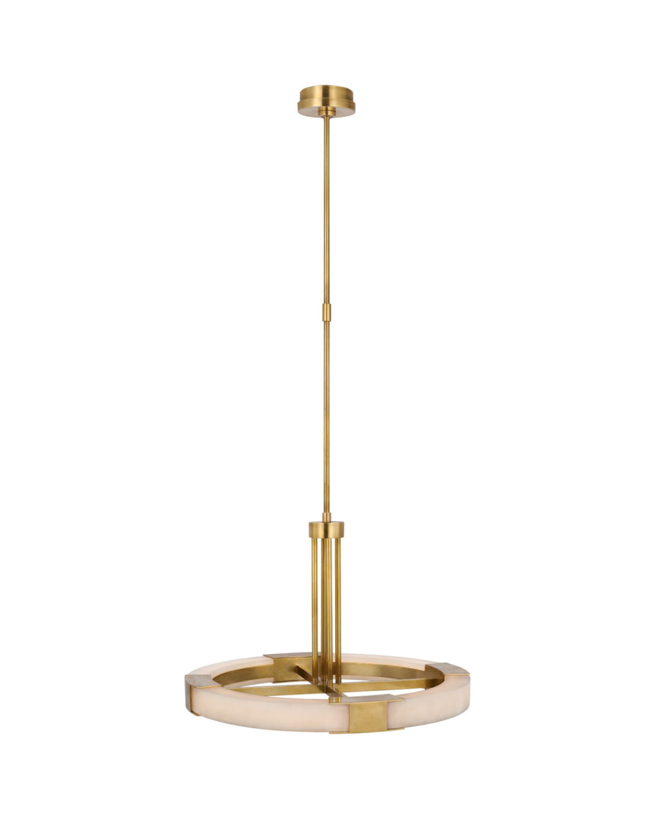 Covet Ring Chandelier Antique Brass Medium