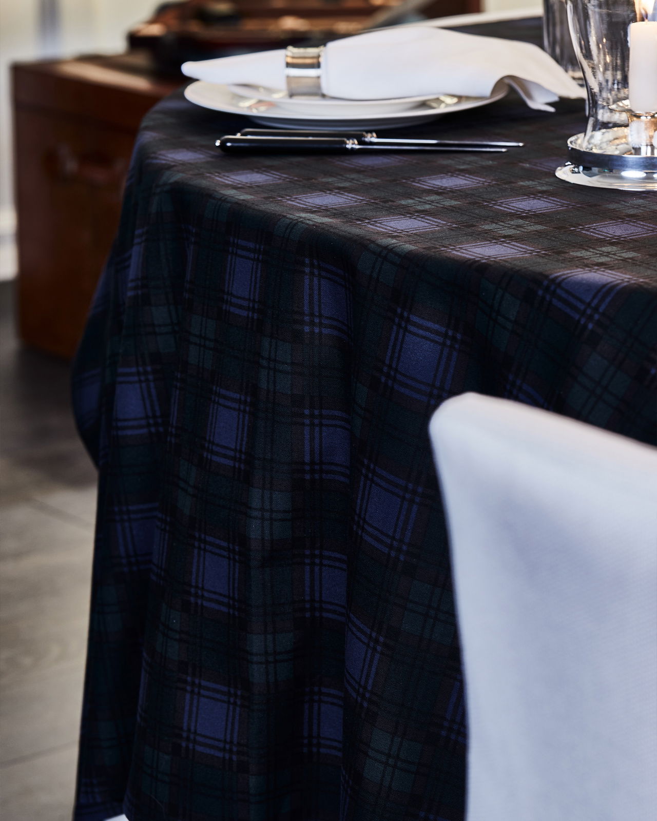 Gstaad bordsduk rutig