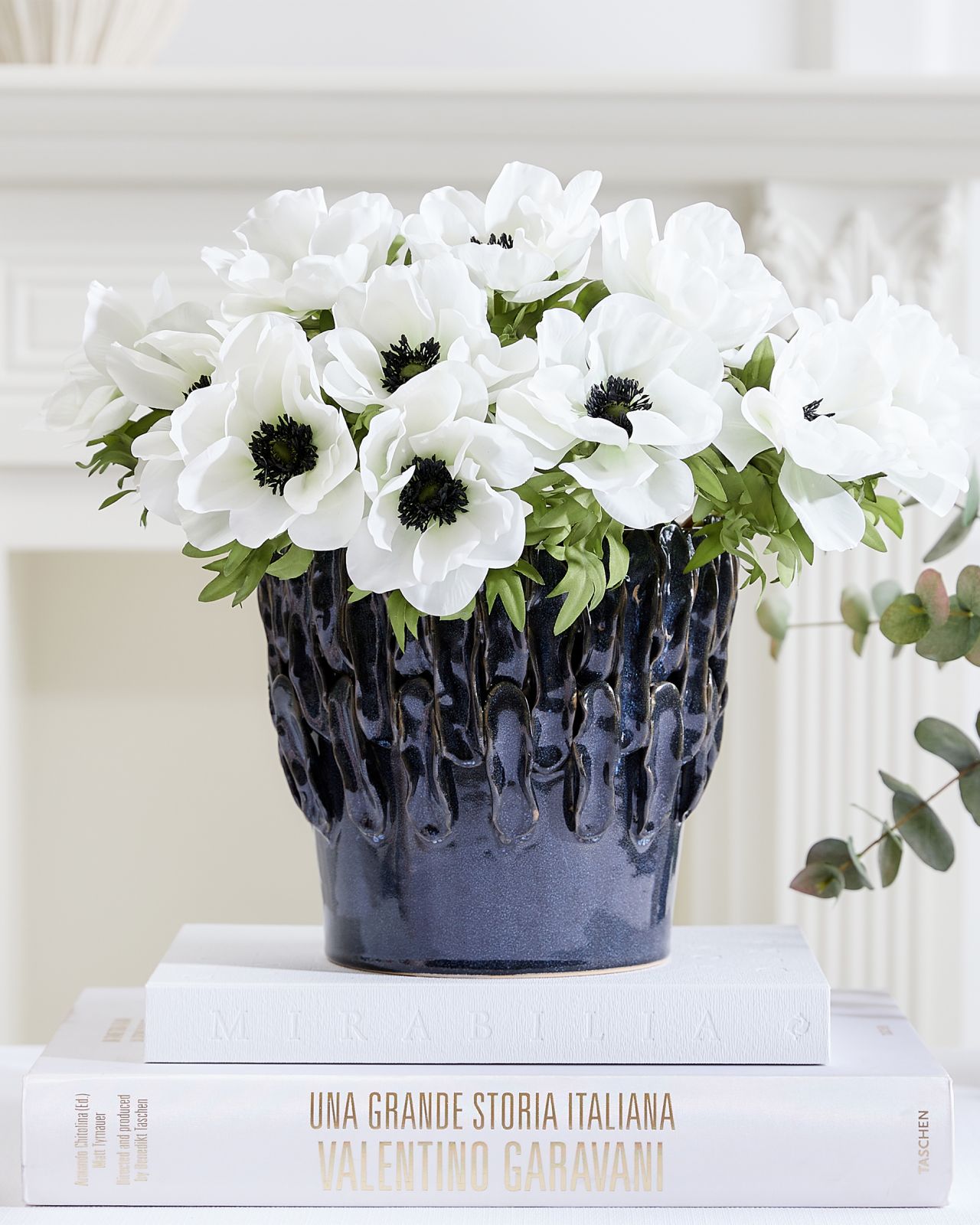 Anemone – afskåret blomst i hvid