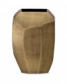 Linos vase antique brass finish S