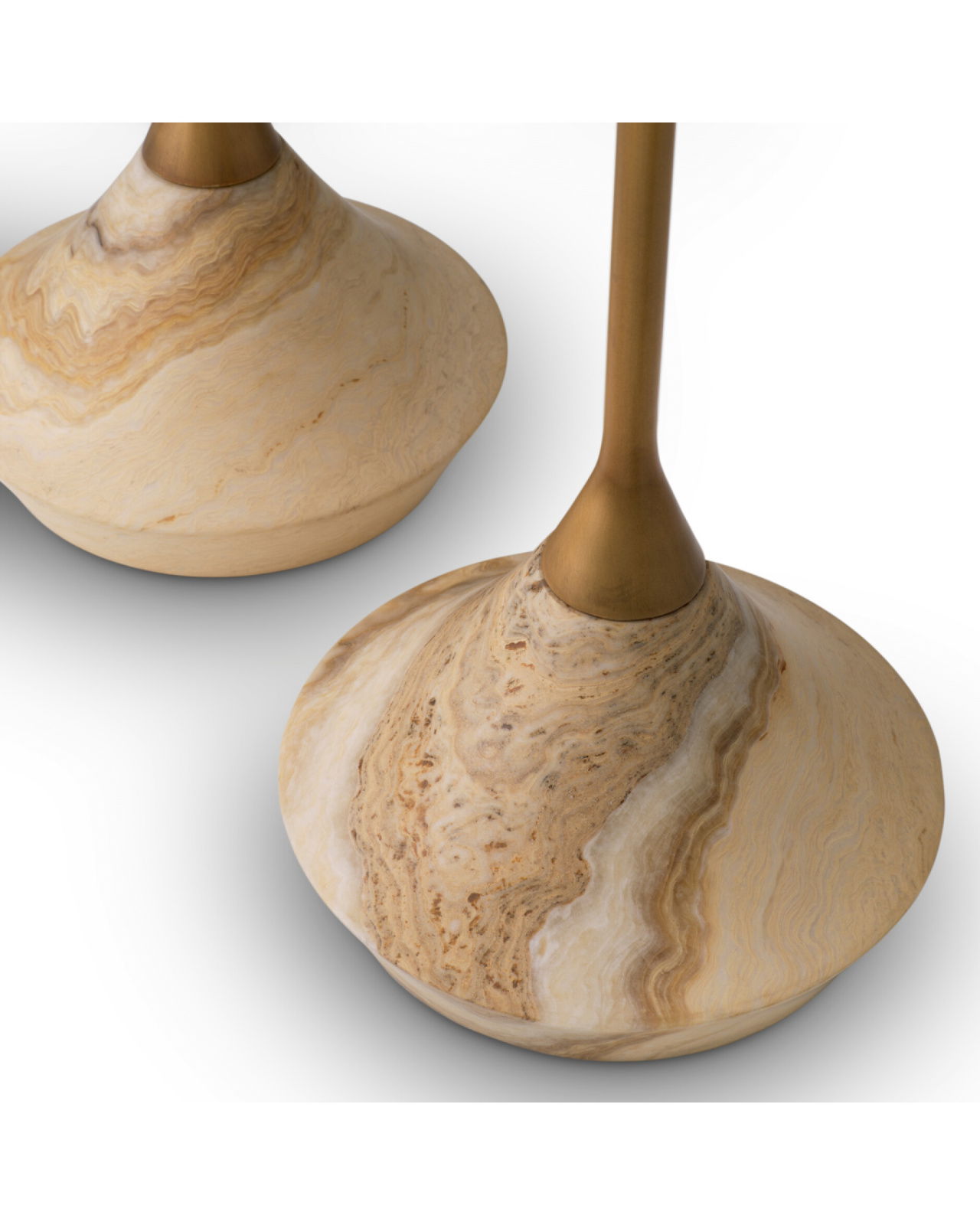 Puglia sidobord beige 2-set