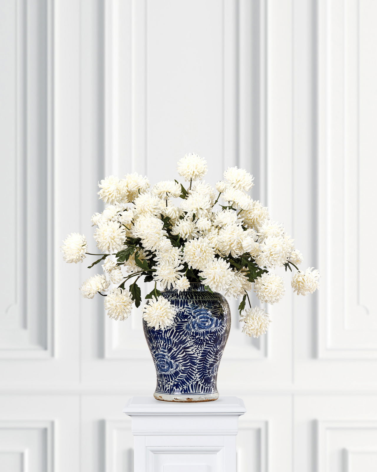 Krysanteemi leikkokukka valkoinen