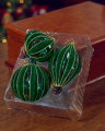 Myrtle Green Christmas Baubles 3-Pack