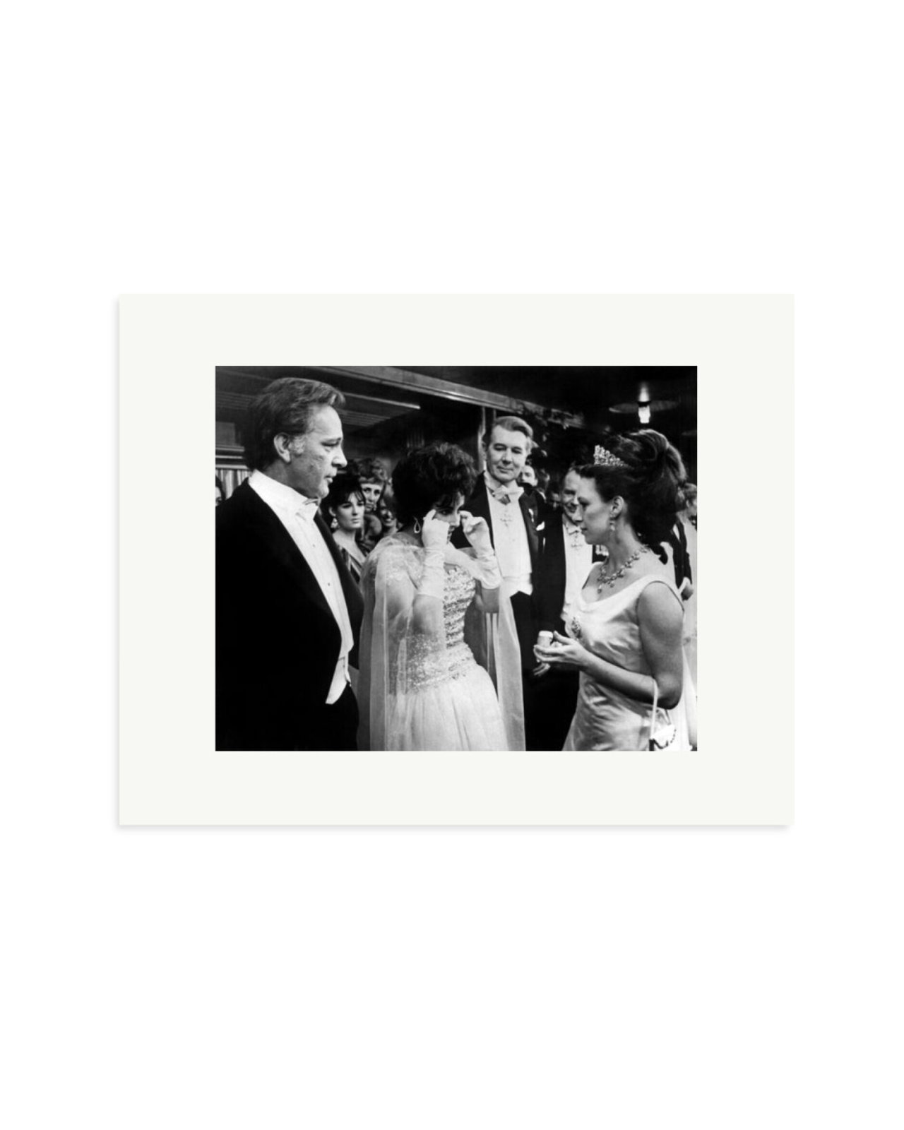 Burton, Taylor and Princess Margaret Print Only / Small