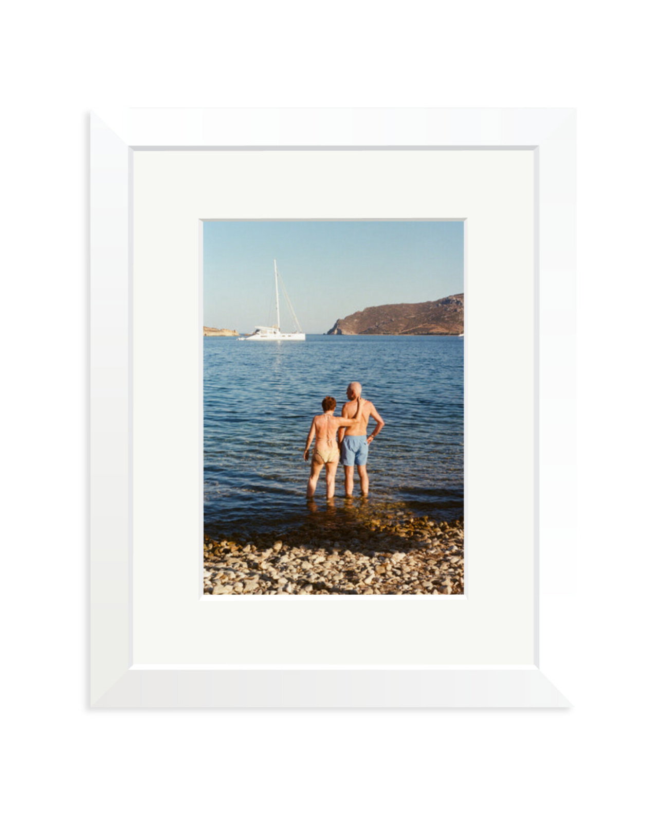 Couple in the Rocks White / Small