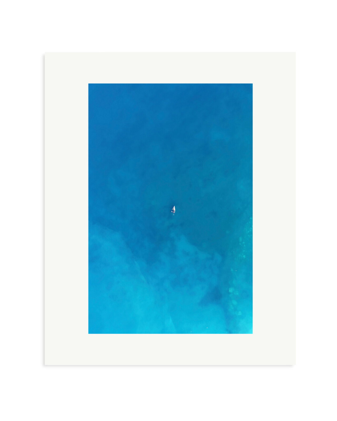 Lonely boat Print Only / Medium
