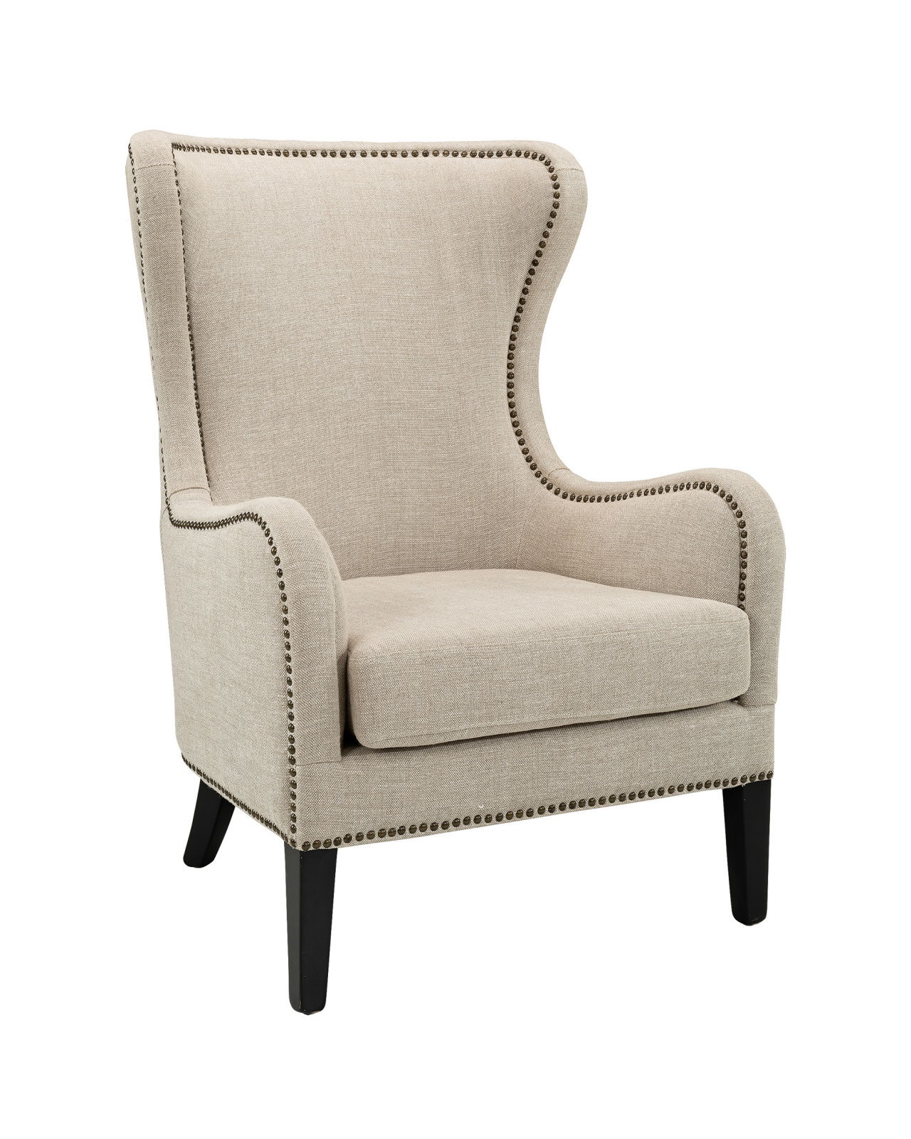 Misha fåtölj linne sand OUTLET