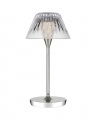 Blaze 12" Rechargeable Table Lamp Polished Nickel