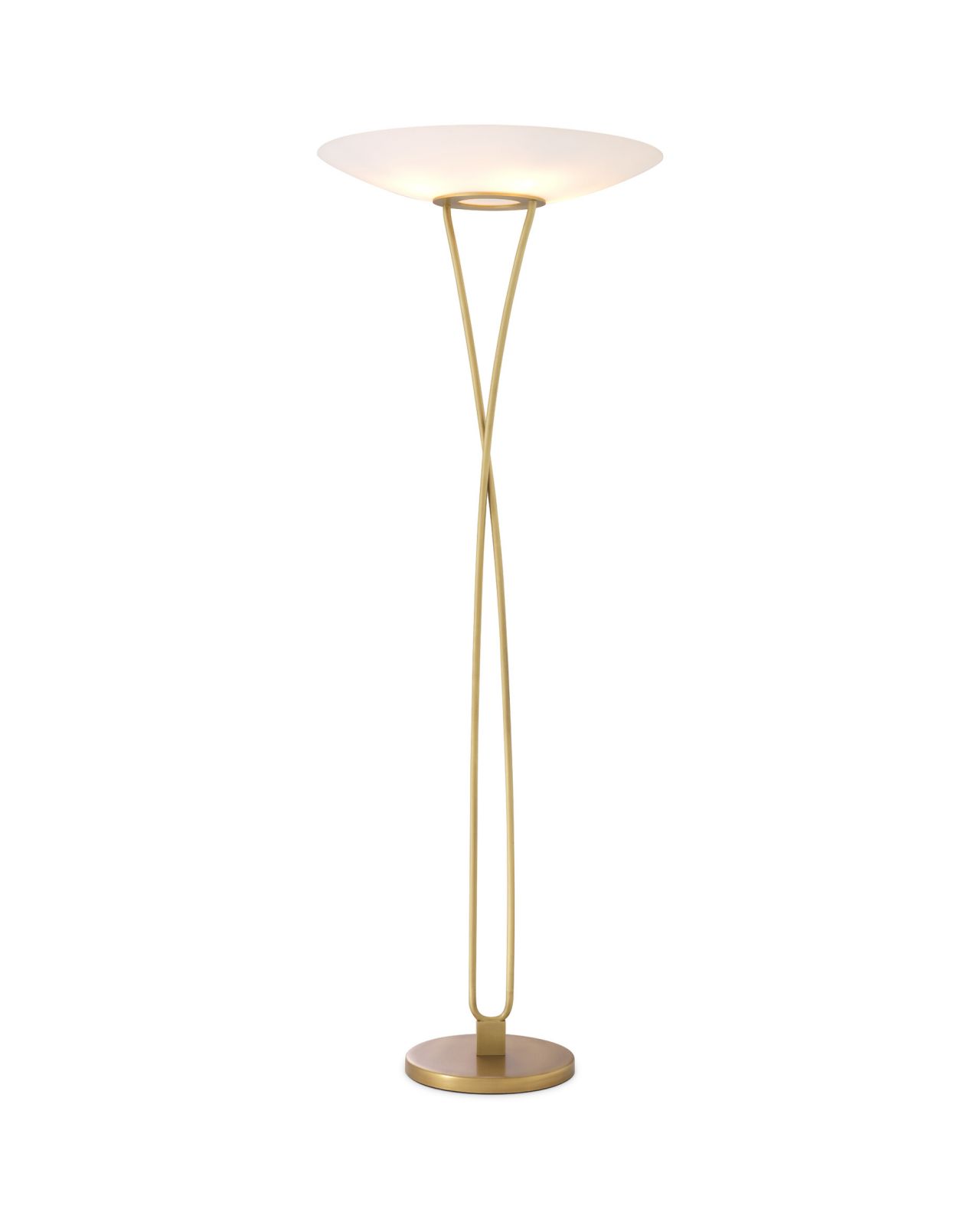 Laila Floor Lamp Antique Brass