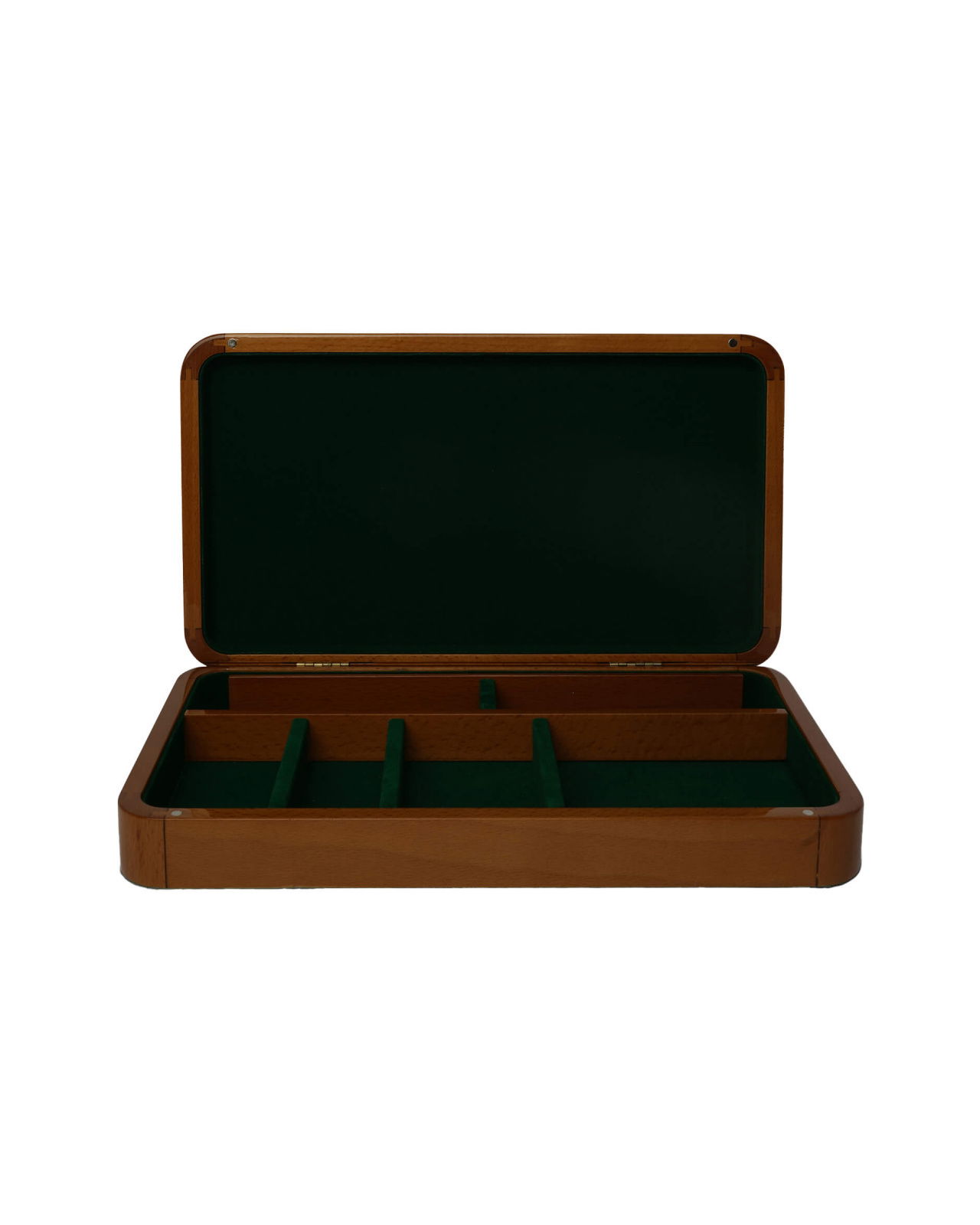 World Map Jewellery Box Brown M