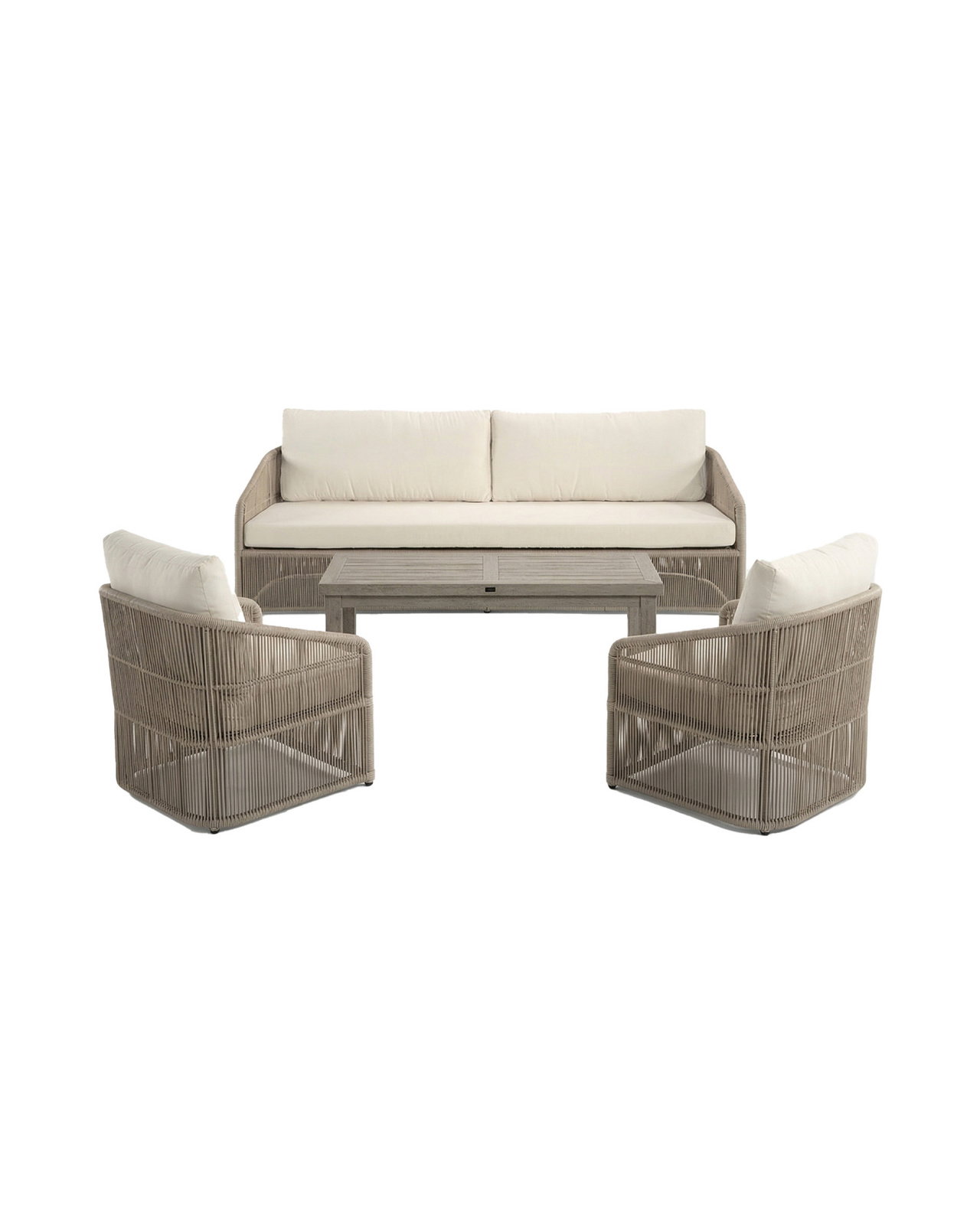 Los Cabos loungegrupp med vintage soffbord