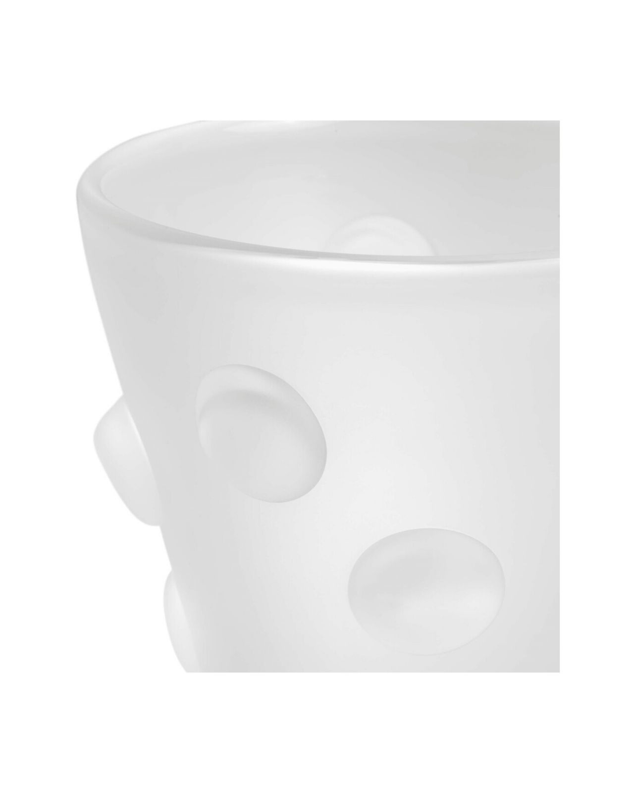 Evander vaas mat wit