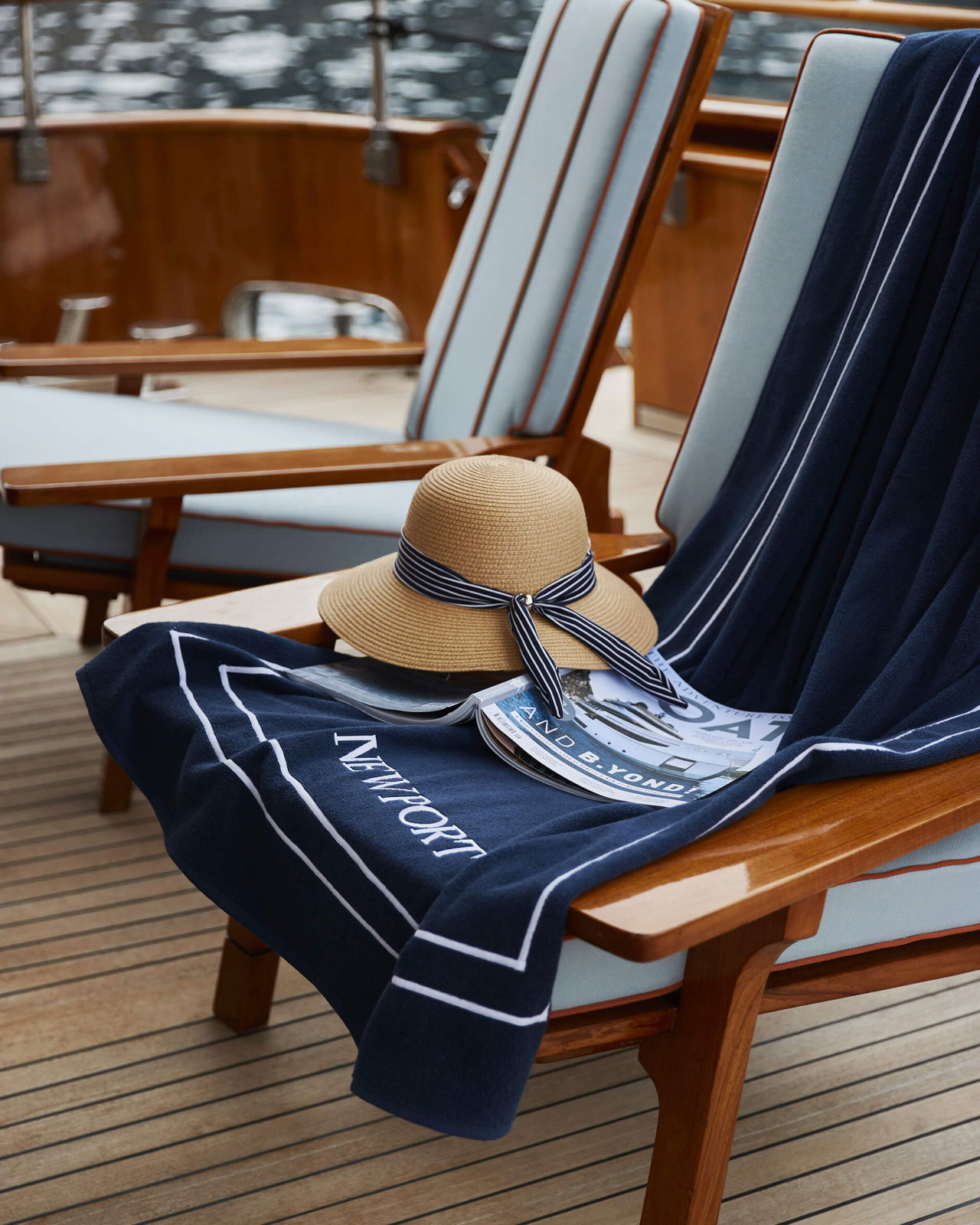 Capri strandhandduk navy