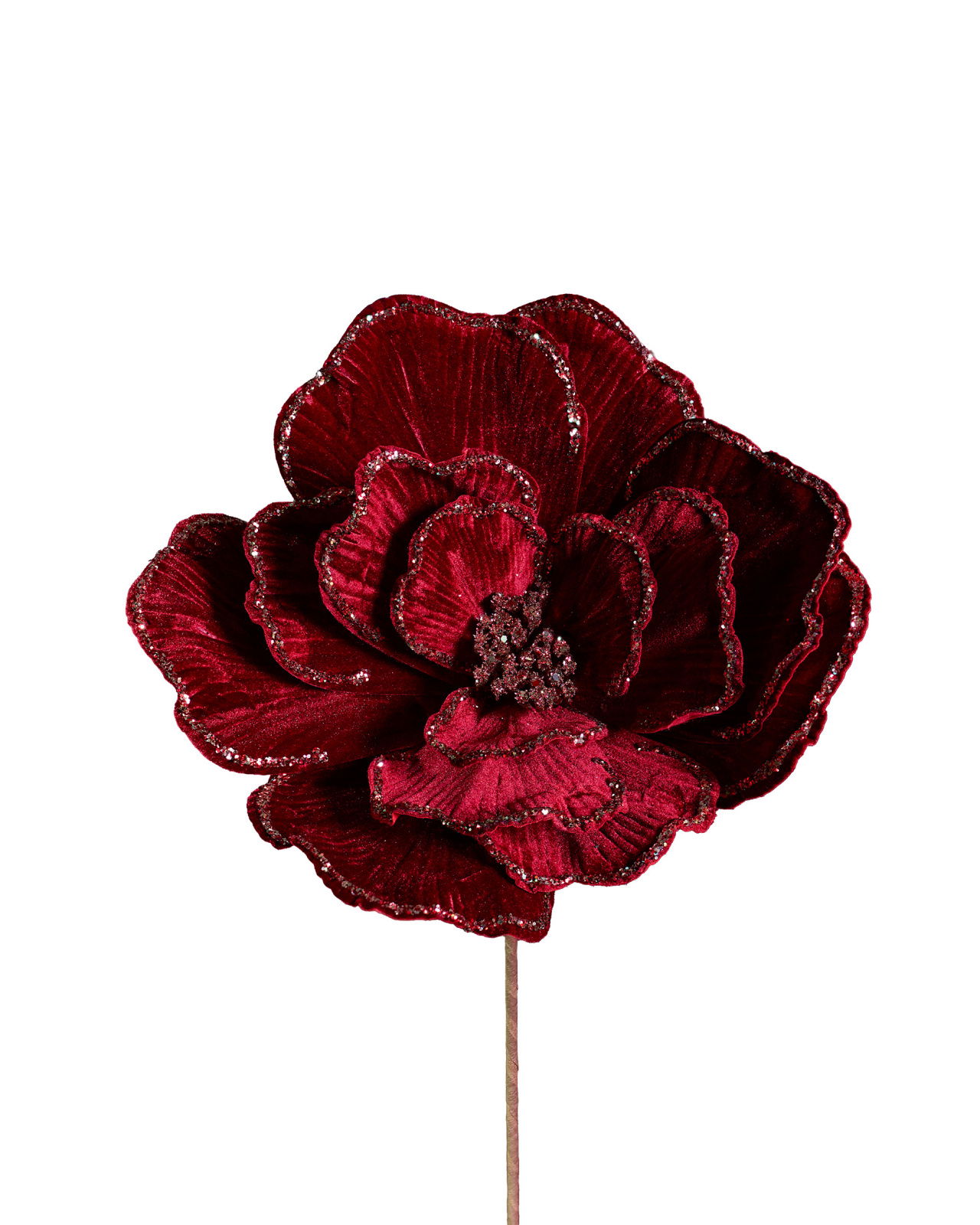 Amira Flower Christmas Decoration Red