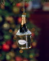 Cramant champagneflaska juldekoration 4-pack