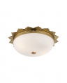 Rachel Small Flush Mount, brass