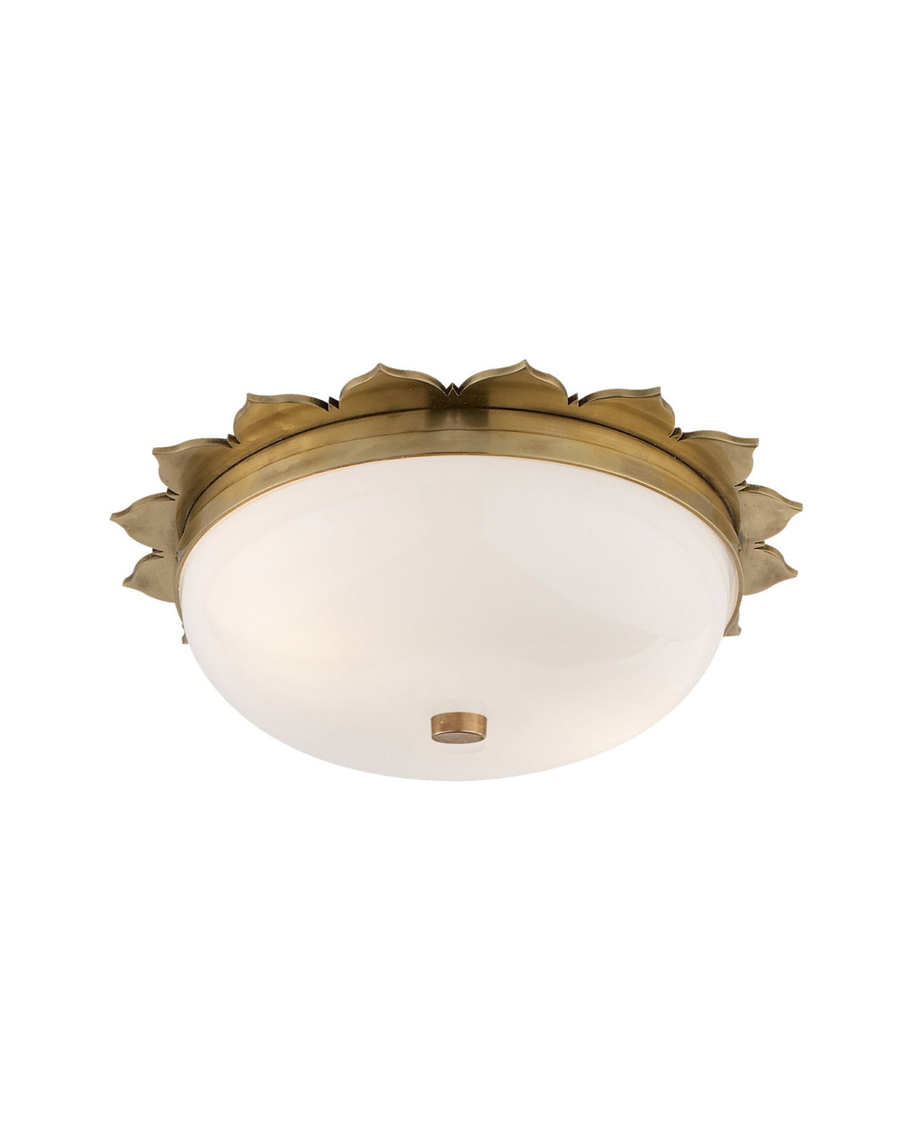 Rachel Small Flush Mount, brass